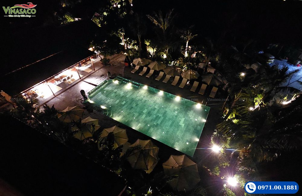 Thi công bể bơi Aman Retreat – Ninh Bình