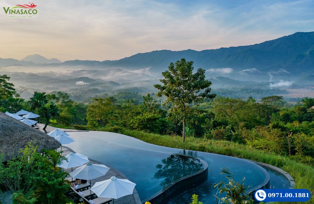 Thi công bể bơi vô cực tràn viền