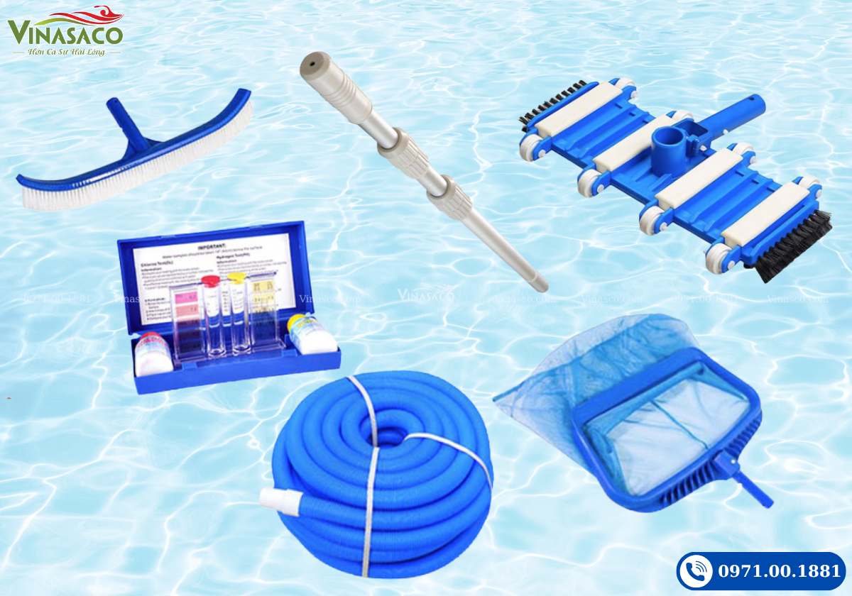 Bộ dụng cụ vệ sinh bể bơi