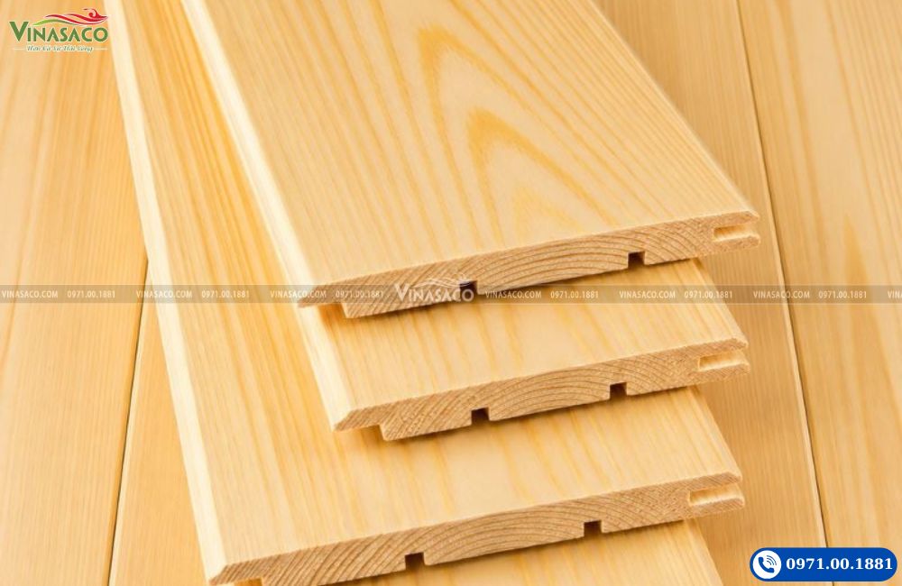 Gỗ Thông Mỹ thi công phòng sauna