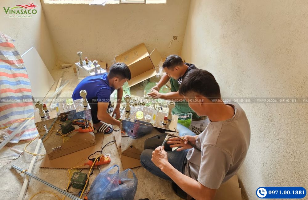 Lắp đặt máy xông hơi ướt tại Sapa