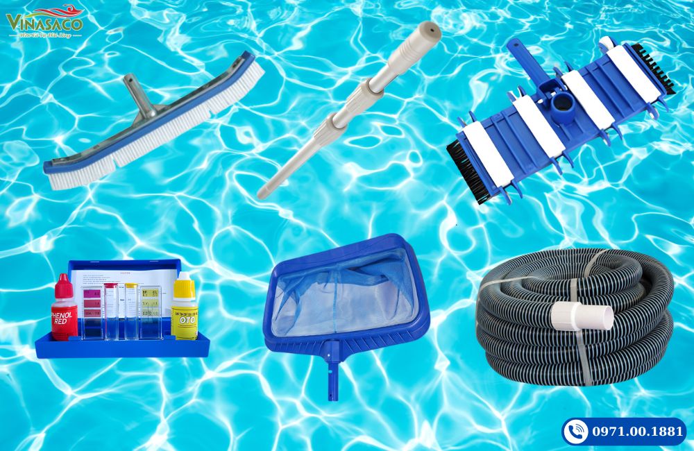 dụng cụ vệ sinh bể bơi tiêu chuẩn