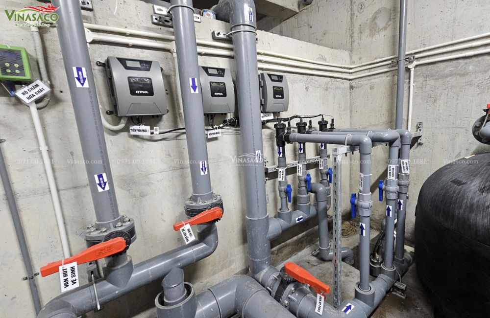 Thiết bị điện phân muối bể bơi 2026