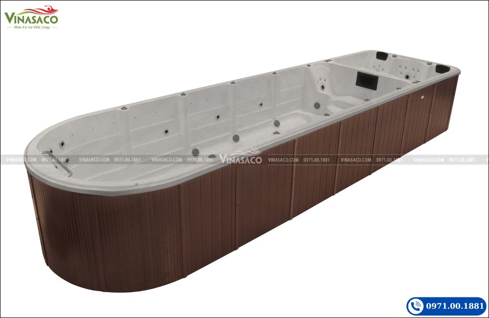 Thiết kế tổng thể Bể bơi thông minh Jacuzzi WS-S08M nhập khẩu