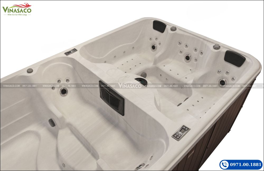 Khoang Jacuzzi massage 5 chỗ trên Bể bơi thông minh WS-S08M