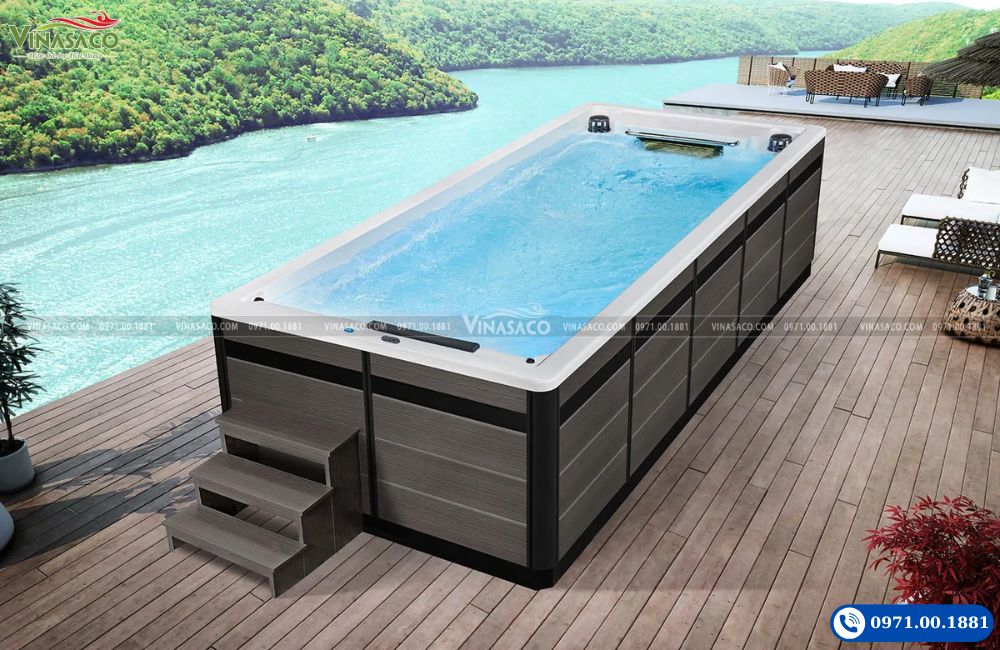 Bể bơi thông minh Swim Spa trong không gian nghỉ dưỡng cao cấp