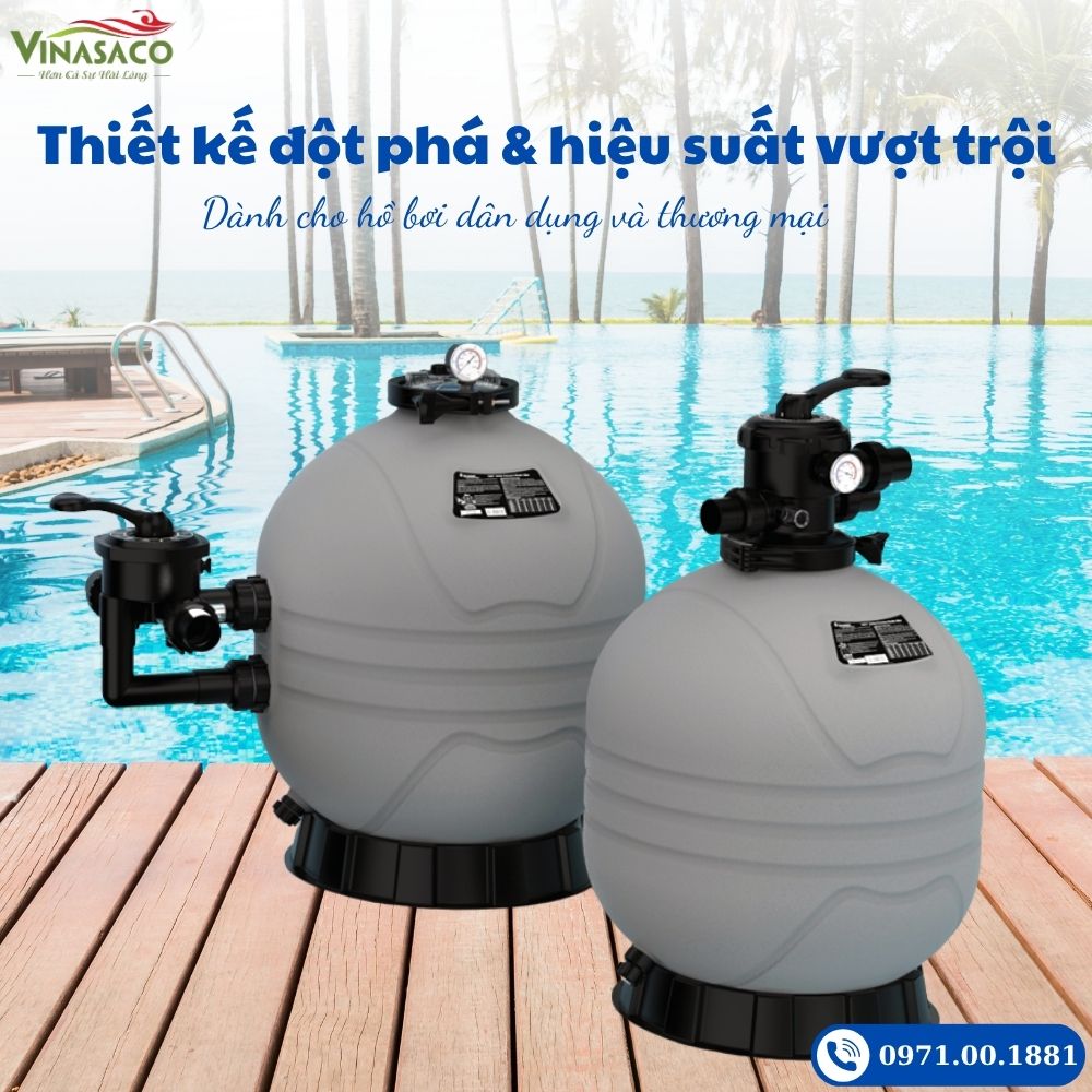 Bình lọc bể bơi Emaux MFV & MFS Series