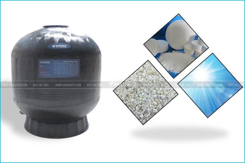 Vật liệu lọc cho bình lọc bể bơi Minder M36