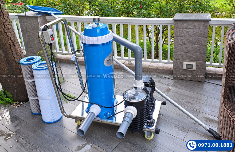 bình lọc Cartridge bể bơi AF lắp trên bộ lọc vệ sinh di động