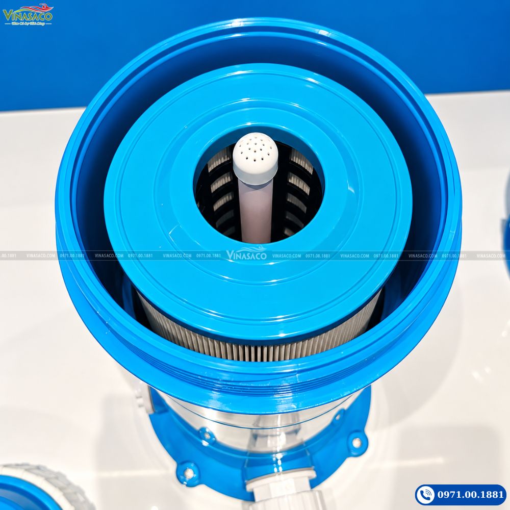 lõi lọc Cartridge AF bên trong bình lọc bể bơi