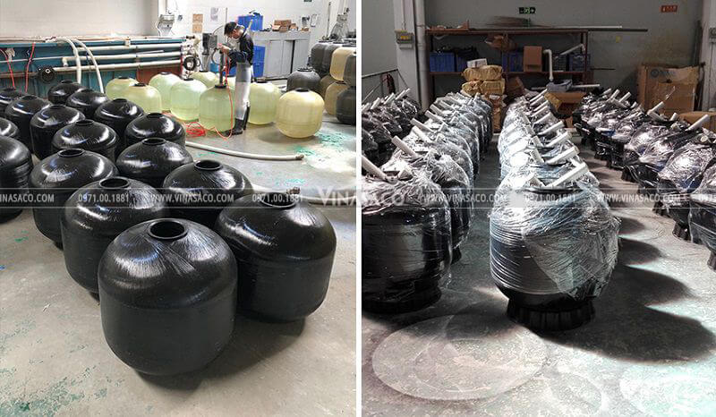 Dây chuyền sản xuất bình lọc hiện đại của Minder