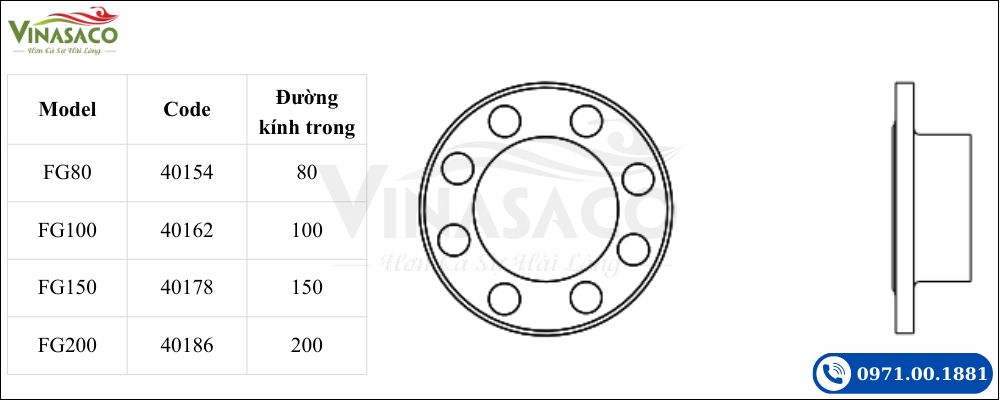 Mặt bích nhựa cho bình lọc bể bơi Minder