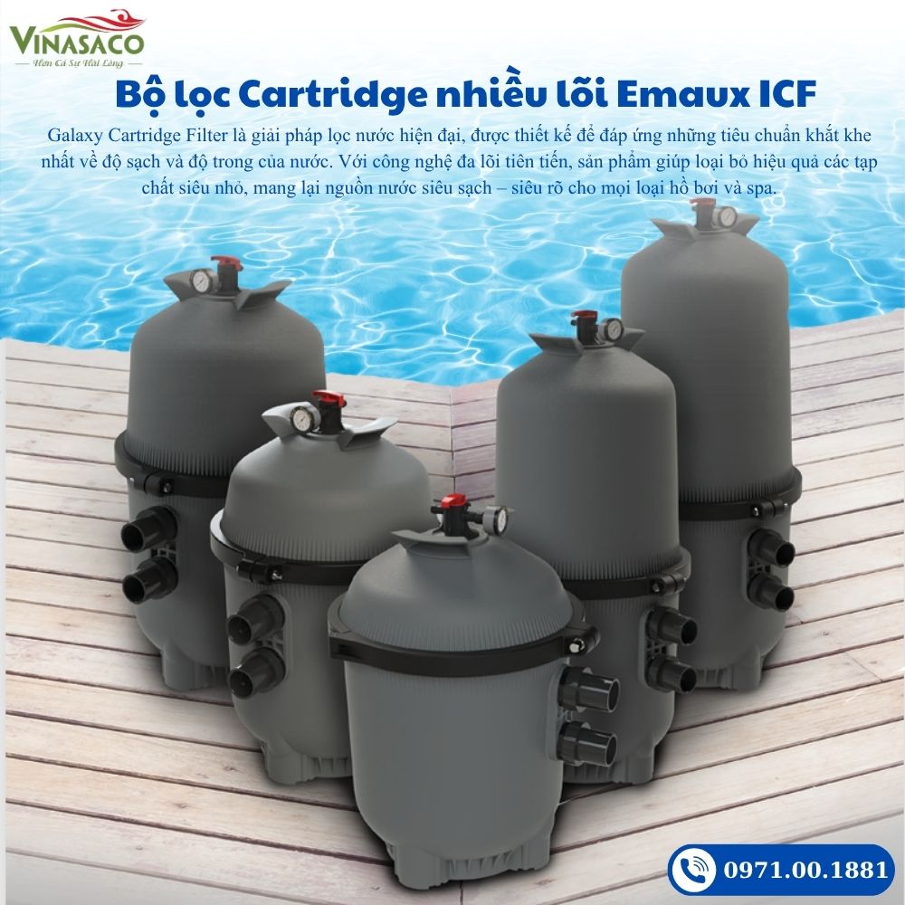 Bộ lọc nhiều lõi Emaux ICF
