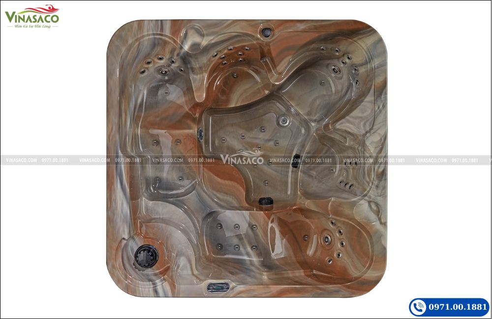 Bồn sục Jacuzzi WS-010S 5 chỗ ngoài trời cao cấp