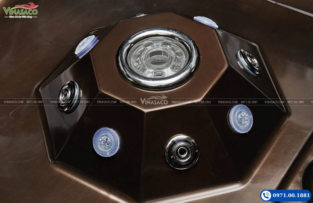 Hệ thống đầu massage thủy lực trên bồn sục Jacuzzi WS-008H