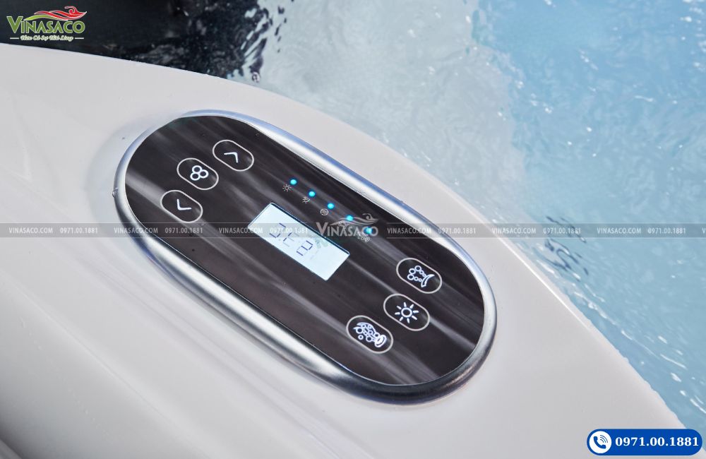 Bảng điều khiển điện tử trên bồn sục Jacuzzi WS-092H
