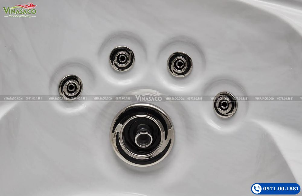 Hệ thống đầu massage thủy lực trên bồn sục Jacuzzi WS-095H
