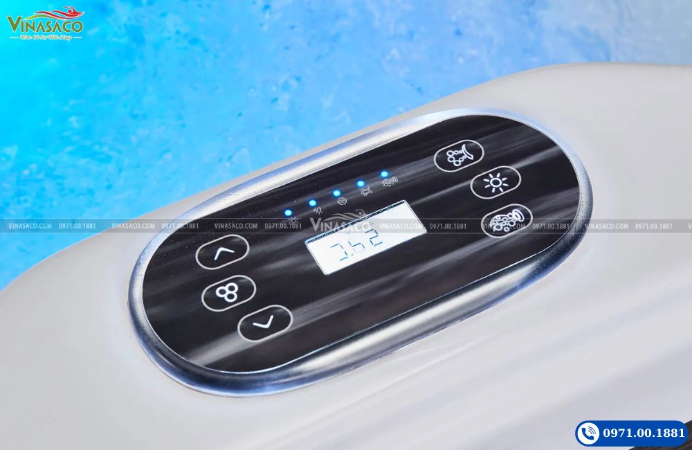 Bảng điều khiển điện tử trên Jacuzzi WS-098H