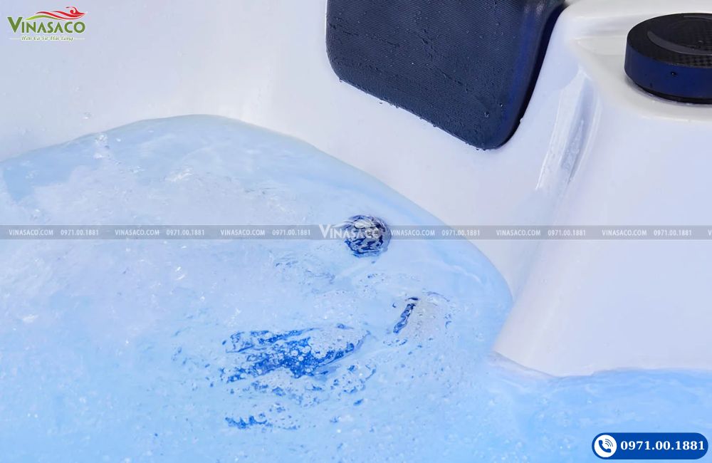 Hệ thống đầu Jet massage trên bồn sục Jacuzzi WS-098H