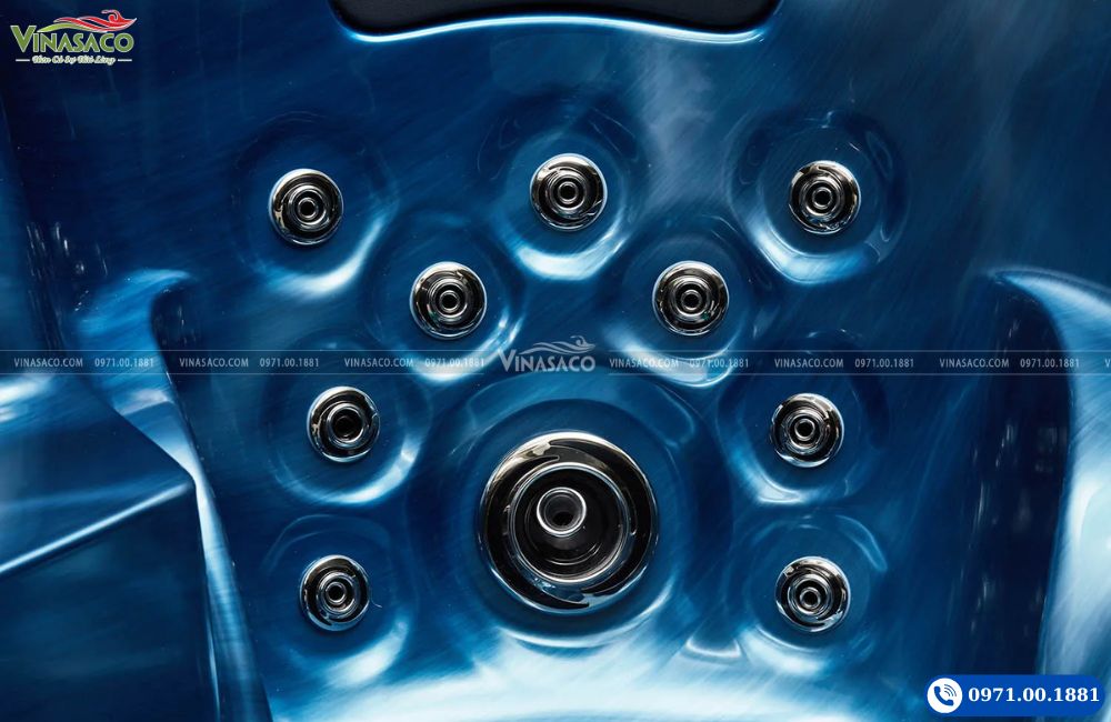 Hệ thống đầu Jet massage trên bồn sục Jacuzzi WS-192H