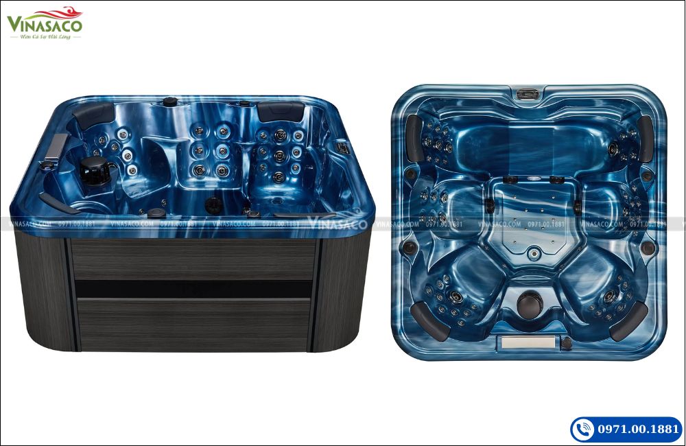 Bồn sục Jacuzzi WS-192H H-Series cao cấp 6 chỗ ngồi