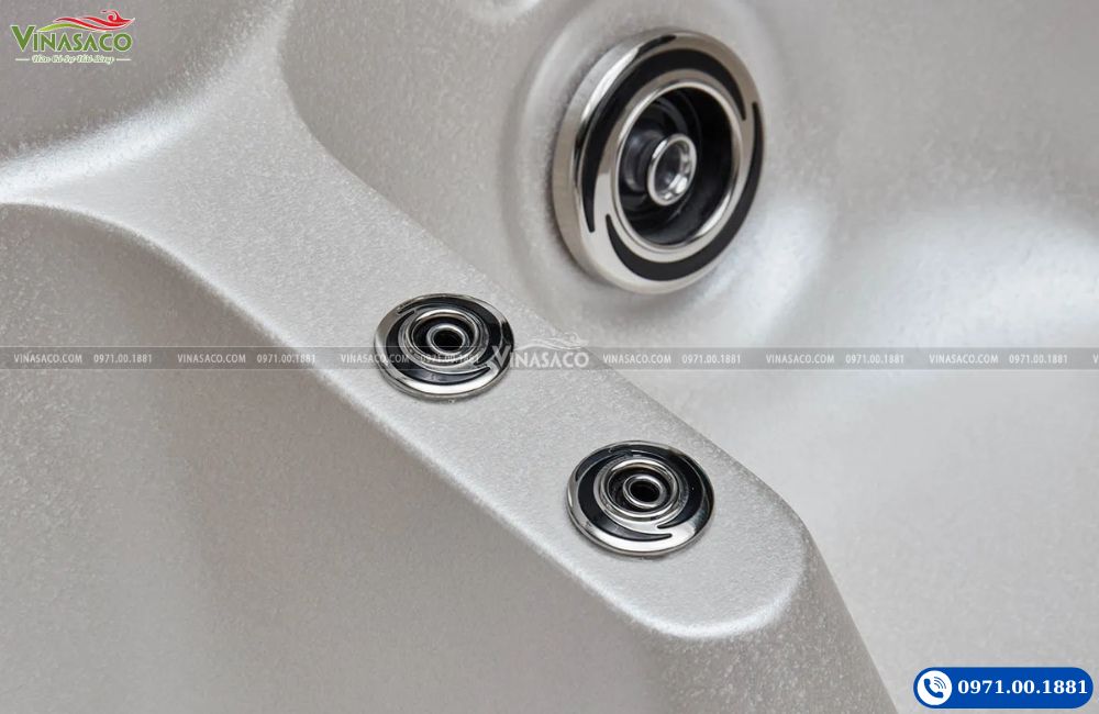 Hệ thống đầu Jet massage thủy lực trên bồn sục Jacuzzi WS-193H