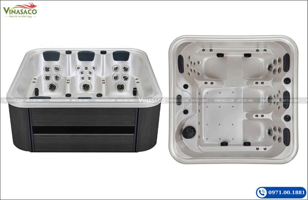 Bồn sục Jacuzzi WS-193H H-Series 4 chỗ ngồi cao cấp