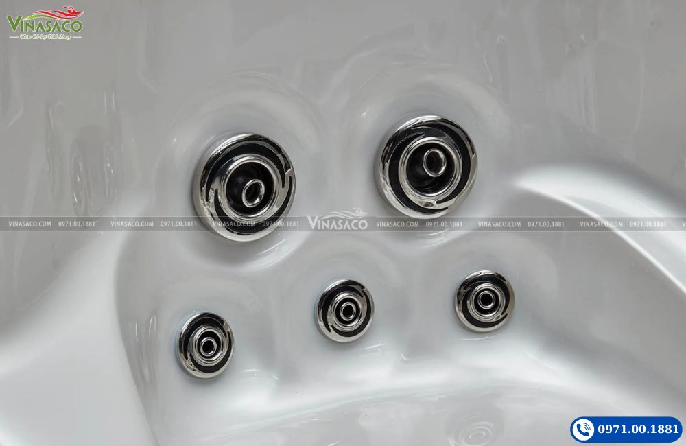 Hệ thống đầu Jet massage thủy lực trên Jacuzzi WS-298H