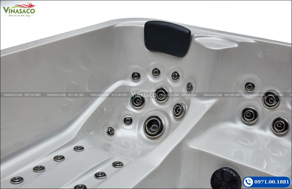 Hệ thống massage đa điểm trên bồn sục Jacuzzi WS-298H