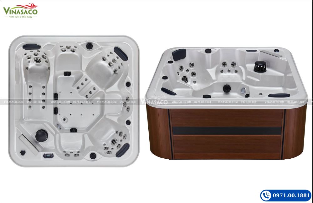 Bồn sục Jacuzzi WS-298H H-Series cao cấp 6 chỗ ngồi