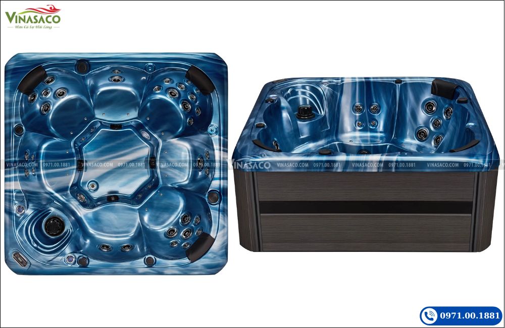 Bồn sục Jacuzzi WS-694H 7 chỗ ngoài trời cao cấp