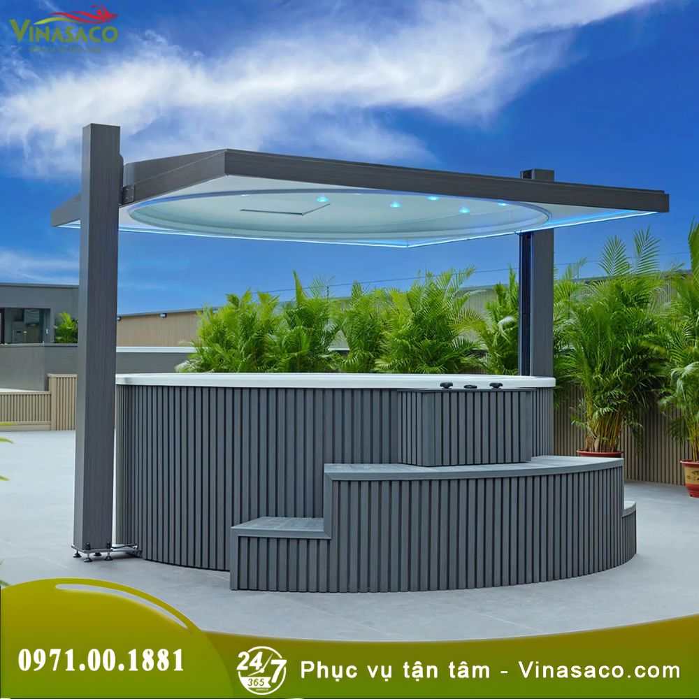 Bồn sục Jacuzzi cỡ lớn WS-CP3200 | 10 Người