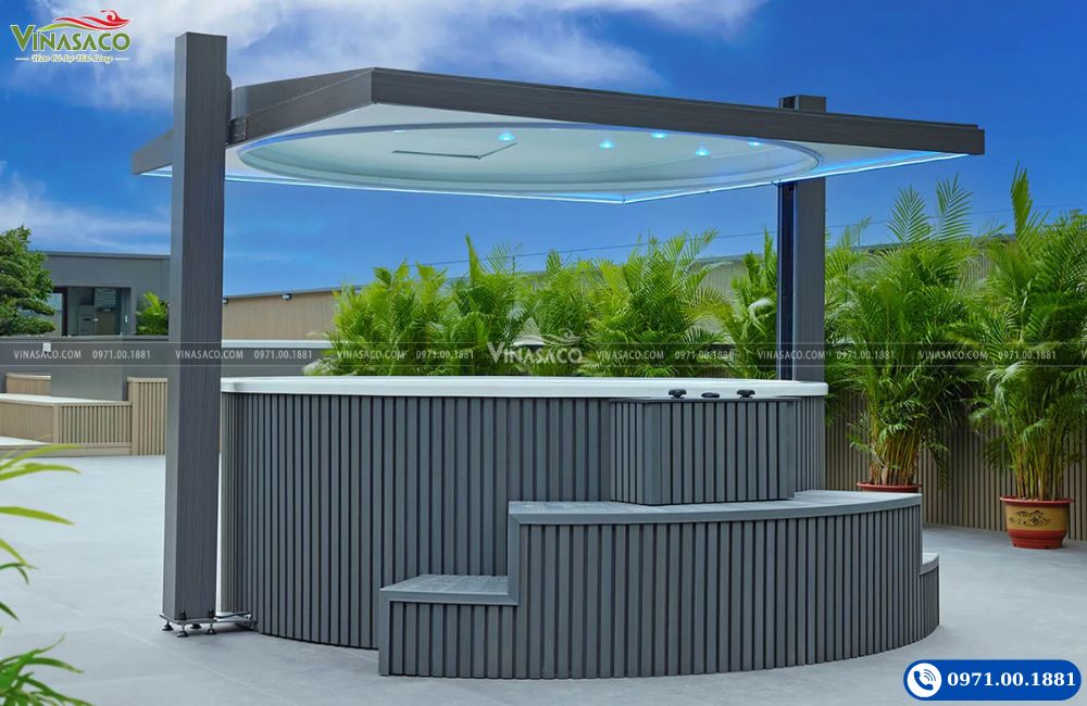 Ứng dụng Bồn sục Jacuzzi WS-CP3200 tại Resort và Villa cao cấp