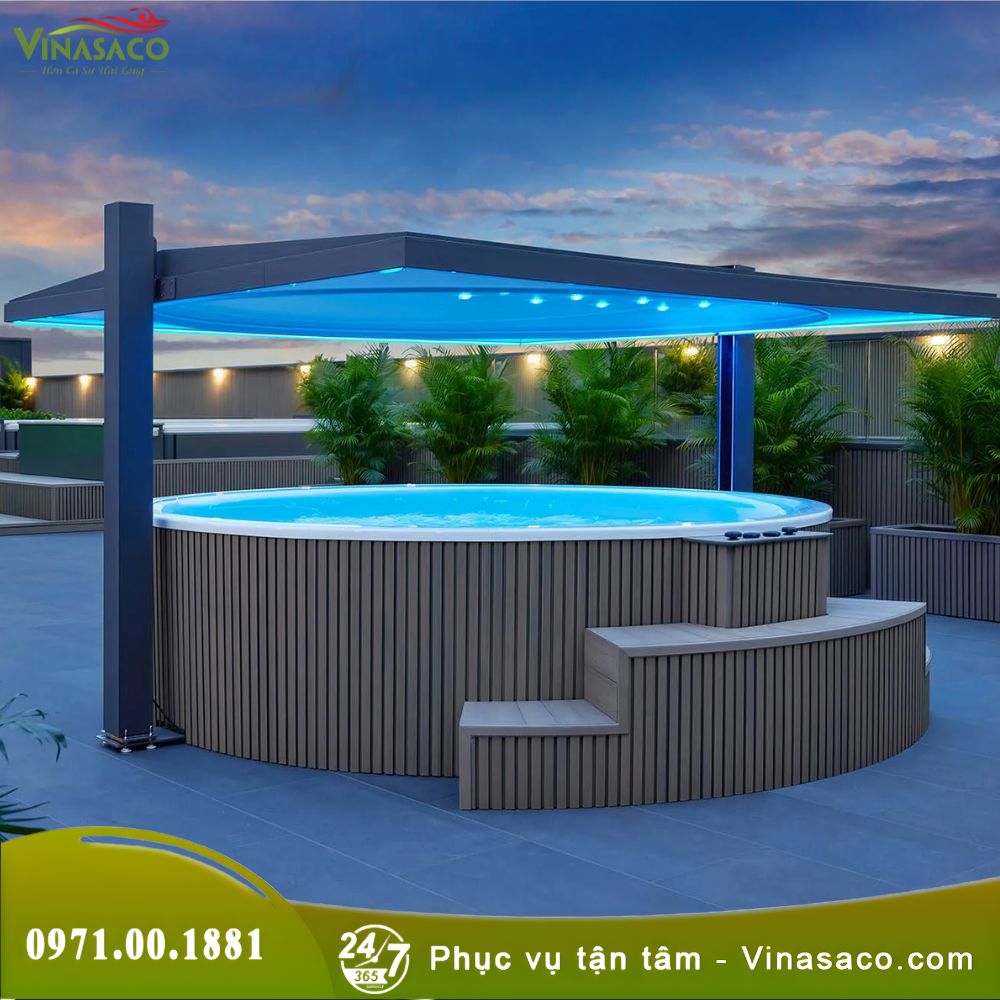 Bồn sục Jacuzzi cỡ lớn&nbsp;WS-CP3800 | 16 Người