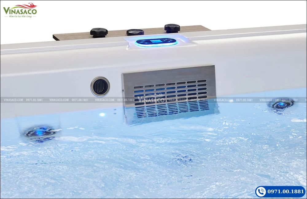Bộ thu nước mặt và hệ thống tuần hoàn của Bồn sục Jacuzzi WS-SP2800