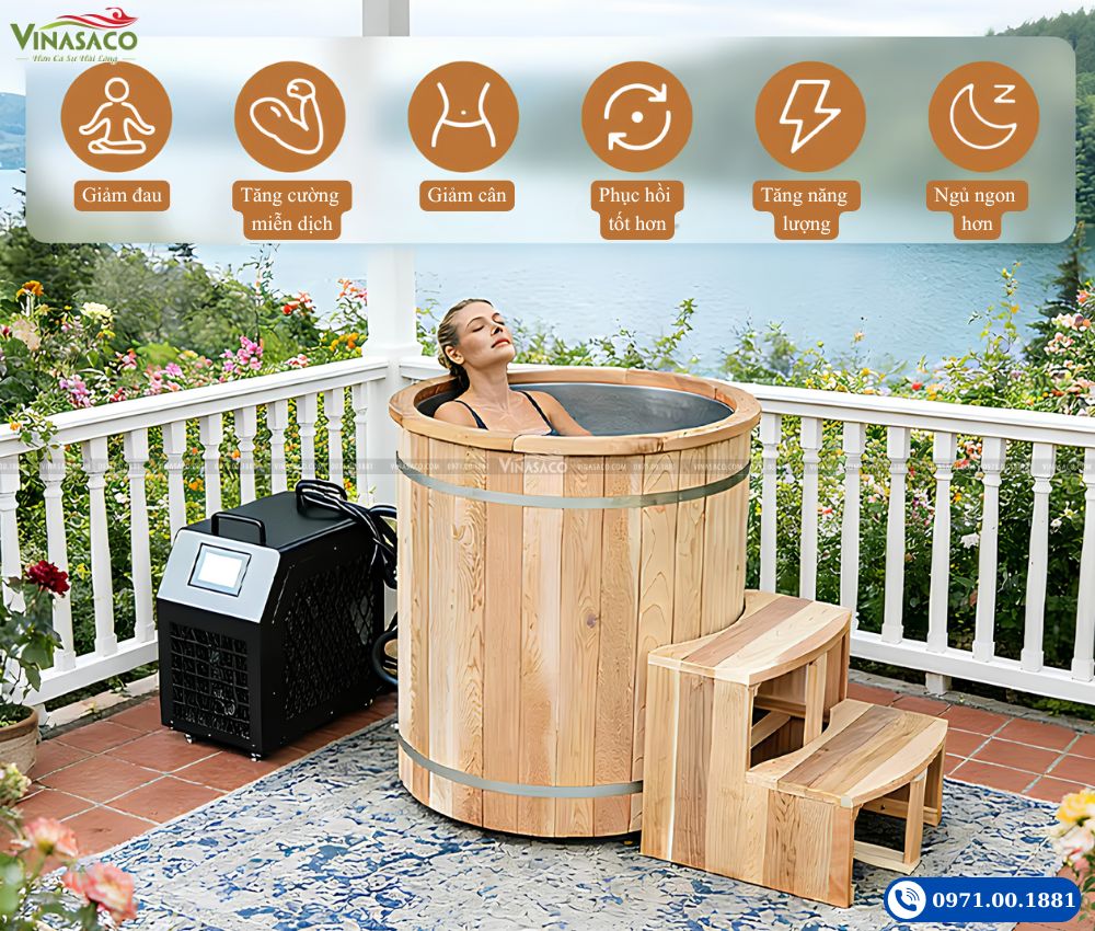 Công dụng bồn ngâm lạnh WHT-S-810-RS
