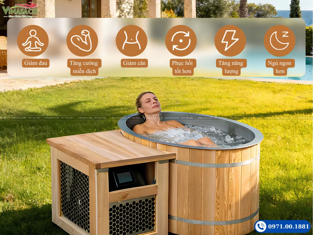 Các lợi ích khoa học của bồn ngâm lạnh