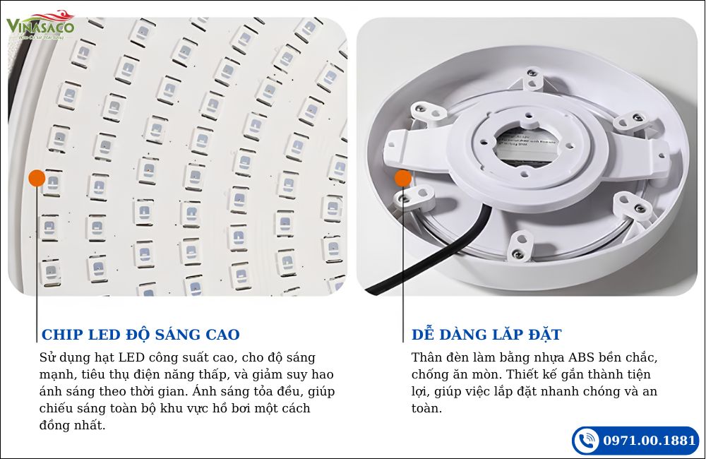 Đèn led bể bơi YC230-AP