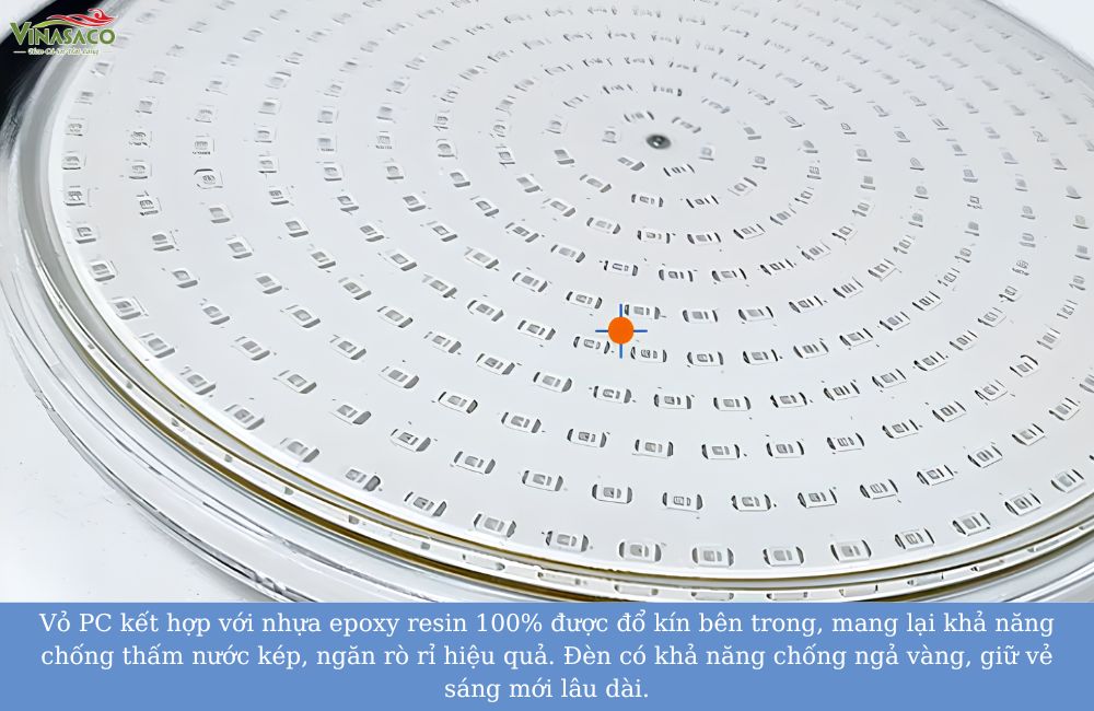 Cấu tạo chống nước resin của đèn YC260-3SP