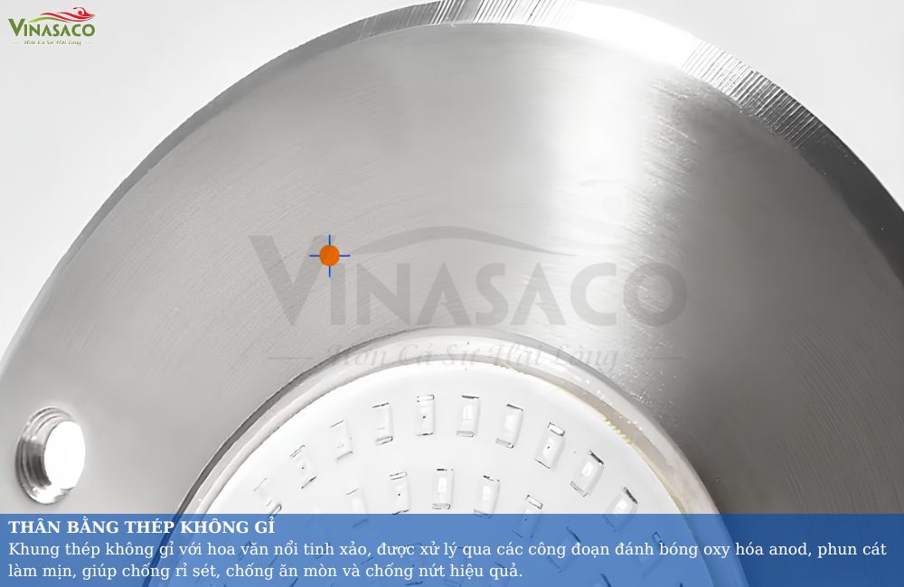 Khung thép không gỉ 316L của đèn LED bể bơi UT230-2SP