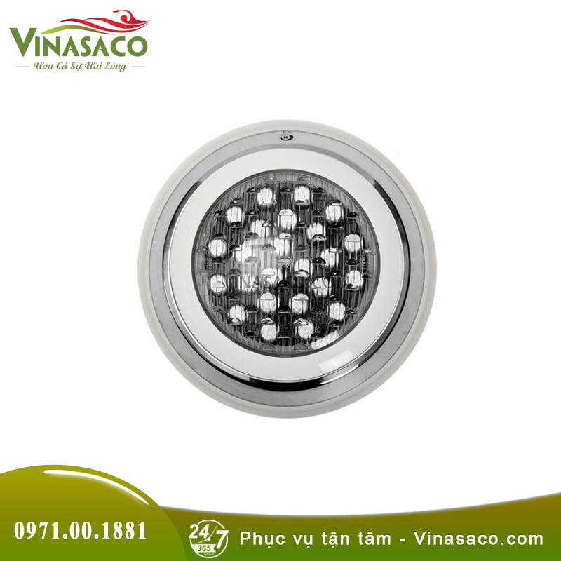 Đèn led bể bơi viền trắng