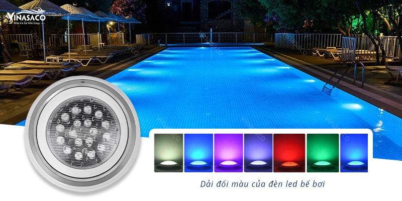 Dải màu ánh sáng của đèn led viền trắng đổi màu