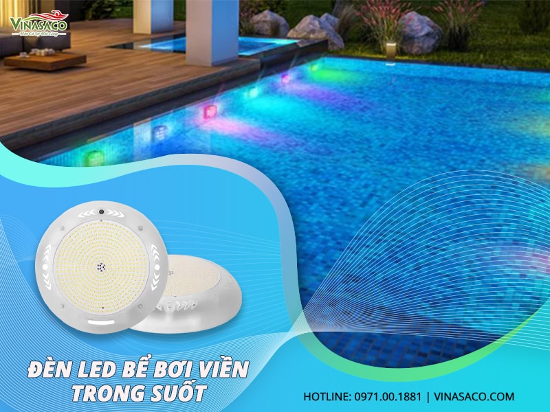 Hệ thống chiếu sáng nâng cao thẩm mỹ và an toàn cho bể bơi