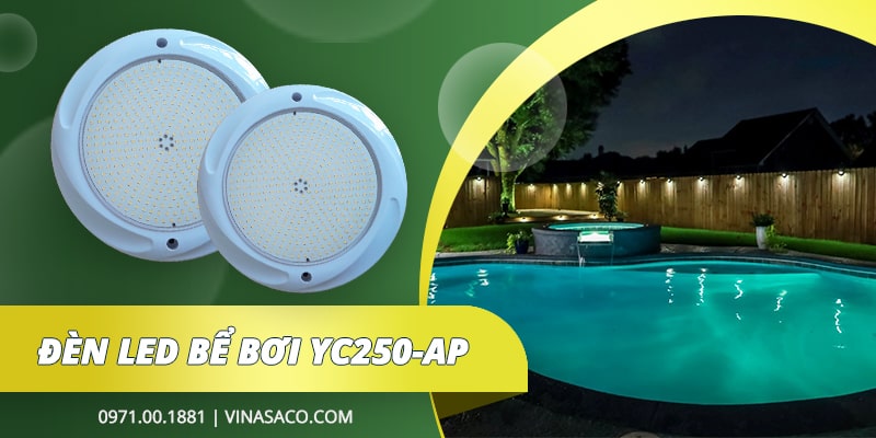 Đèn led âm nước vỏ nhựa ABS, Tiêu chuẩn chống thấm IP68