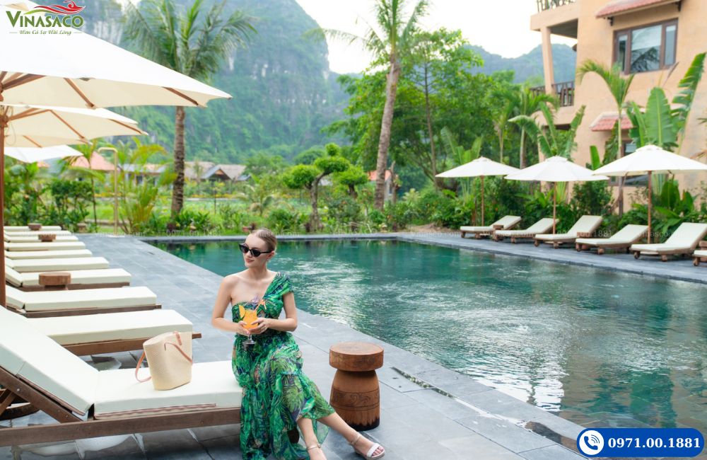 Bể bơi Aman retreat - Ninh Bình