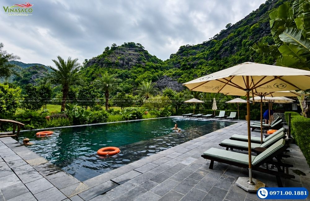 Bể bơi khu nghỉ dưỡng An Hideaway Resort tại Ninh Bình