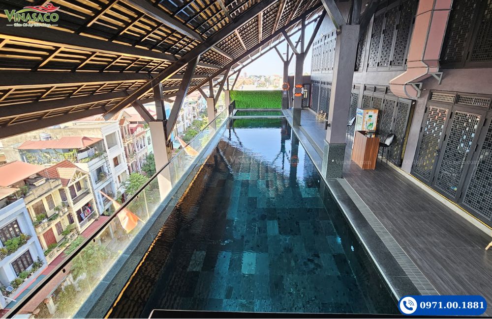 Bể bơi 4 mùa khách sạn An Hotel (宋品酒店)