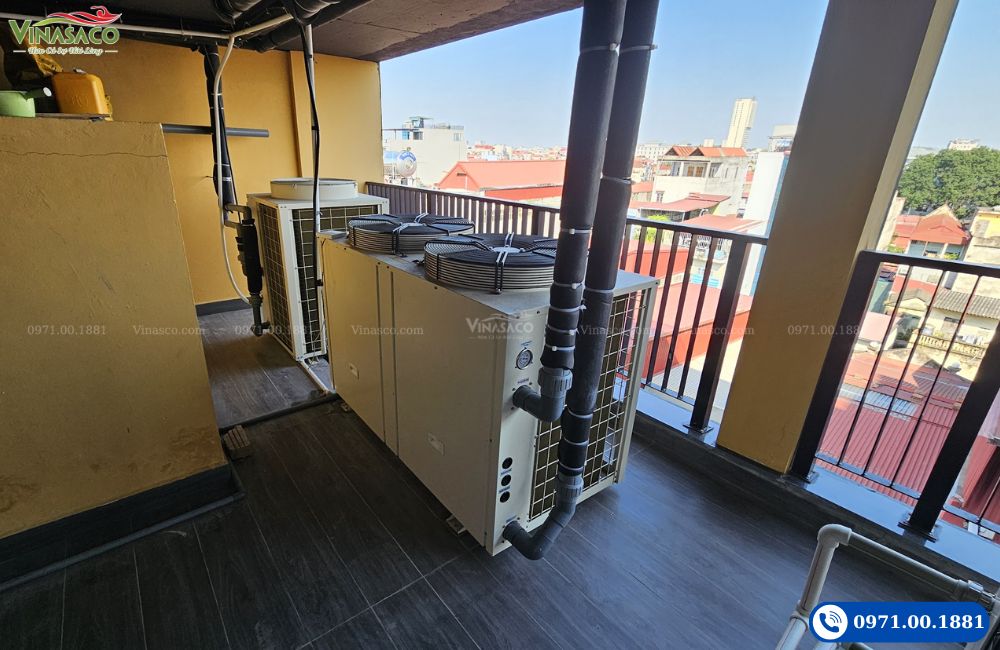 Hệ thống cấp nhiệt cho bể bơi và bể sục