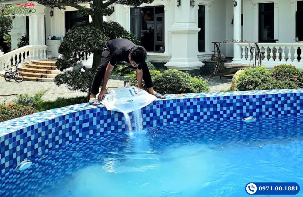 Dổ muối bể bơi Anh Bằng