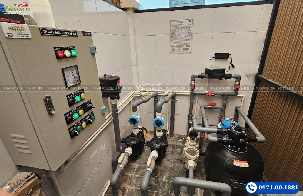 Phòng máy bể bơi Greatpool Laswim Vinasaco